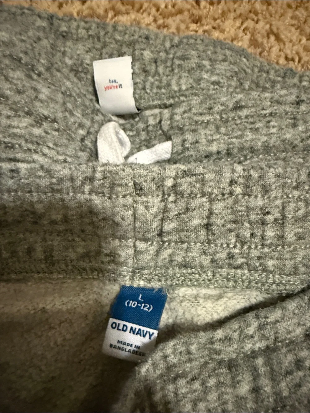 Old Navy Heather Gray Kids Jogger Sweatpants